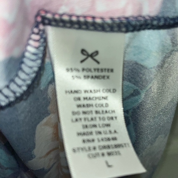 French Grey Floral Maxi Dress - Navy and Multicolor - Picture 3 of 4